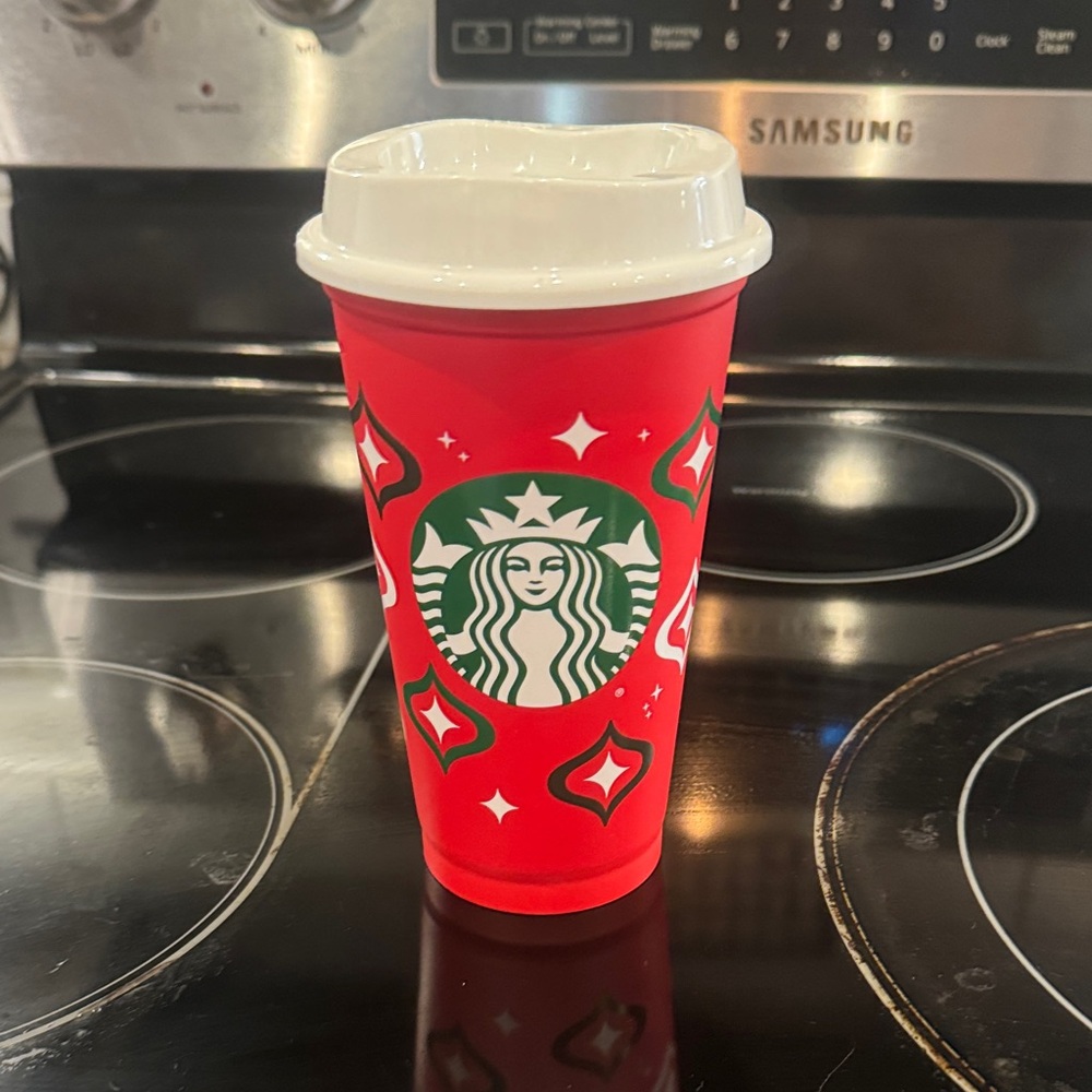 Starbucks Vibrant Red Holiday Cup